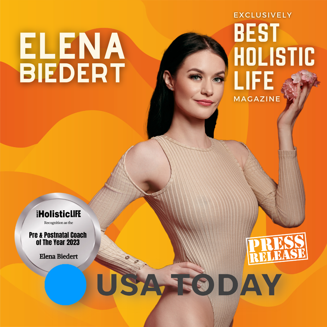 USA Today - Elena Biedert Elena Biedert featured on USA Today as a Pre- and Postnatal Coach of the year 2023