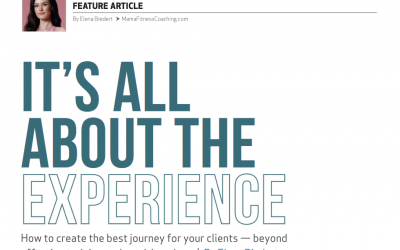 Elena Biedert Shares Client Experience Secrets in Personal Fitness Professional Magazine