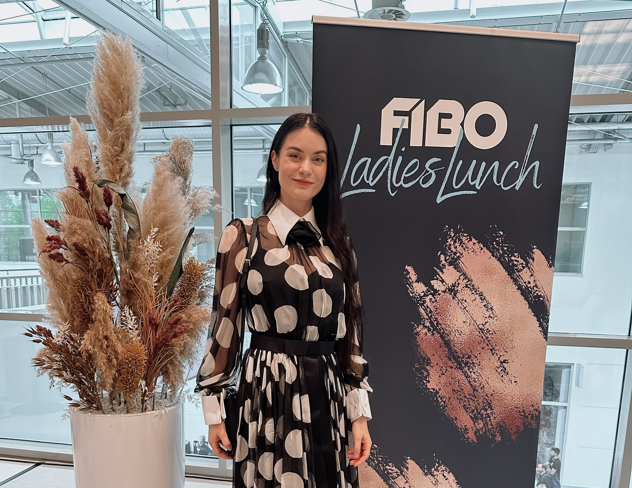 Elena Biedert at Ladies Lunch at FIBO trade show during RX Female Award