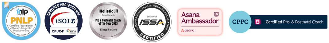 Credentials Elena Biedert - Digital Badges